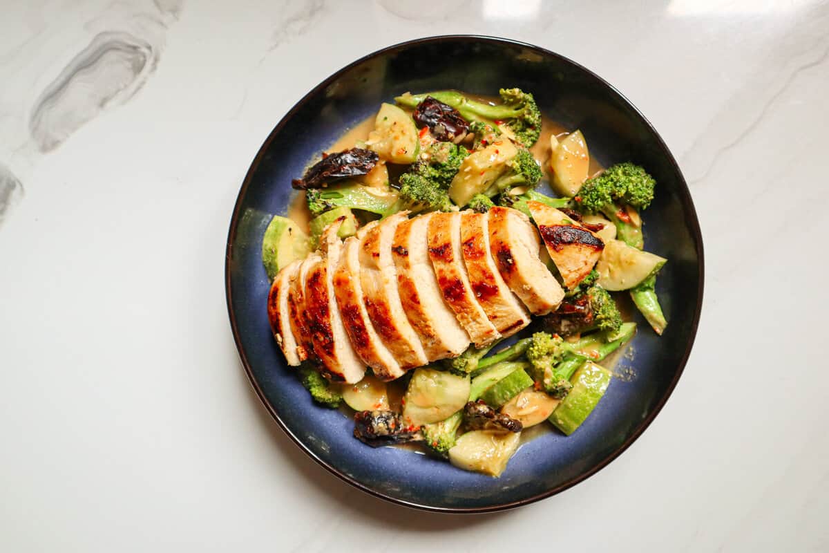 Grilled Broccoli Salad from Chef Matthias Stuber in his blog Wander Culinaire
